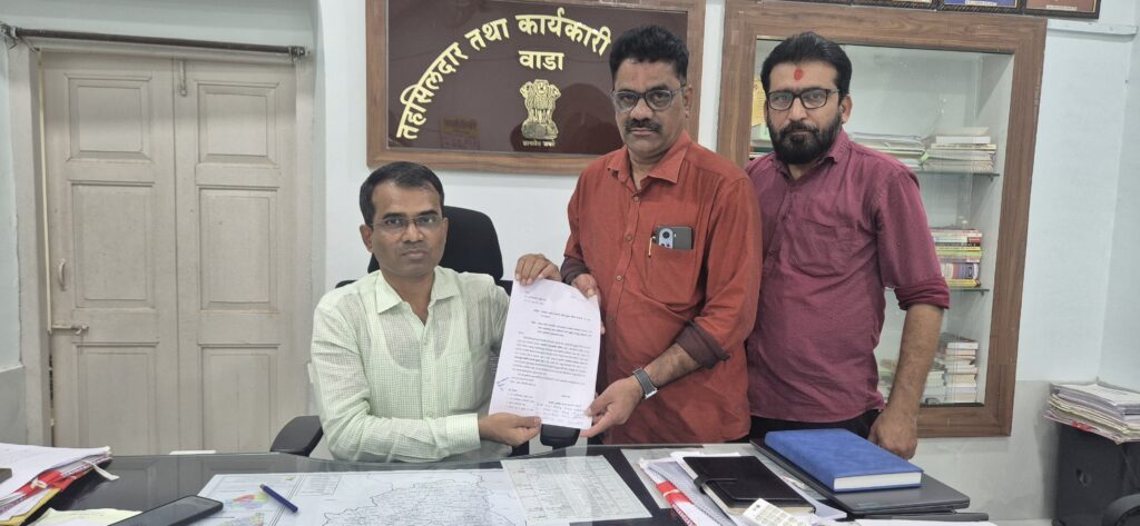 नाल्यातील बांधकामामुळे भातशेतीचे नुकसान,