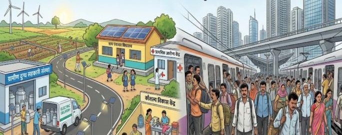 ग्रामीण भागातील खेडी समृद्ध होण्यासाठी शाश्वत विकासाची गरज,