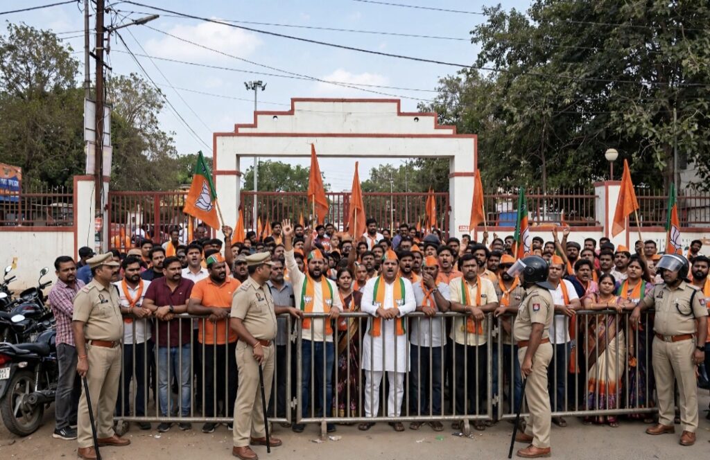 आज झालेल्या हायव्होल्टेज ड्राम्याने विरारकर नागरिकांचे चांगलेच मनोरंजन,