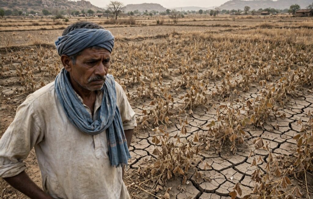 खरीप पिकानंतर रब्बी हंगामातील पिकेही धोक्यात,