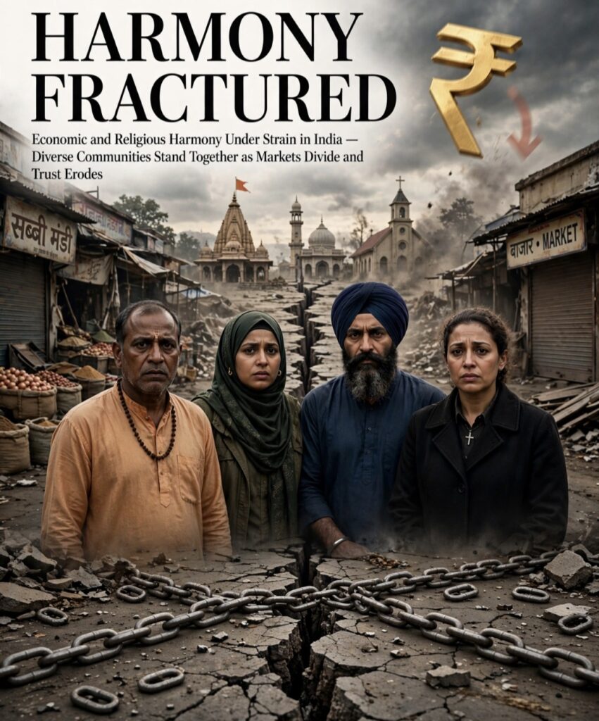 आर्थिक व धार्मिक अराजक निर्माण होणे म्हणजे राज्याच्या विकासाची गती खुंटणे,