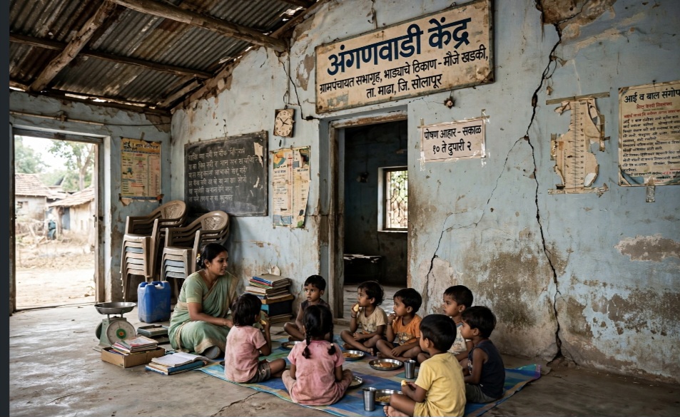 राज्यातील अंगणवाड्याची अवस्था अत्यंत दयनीय,